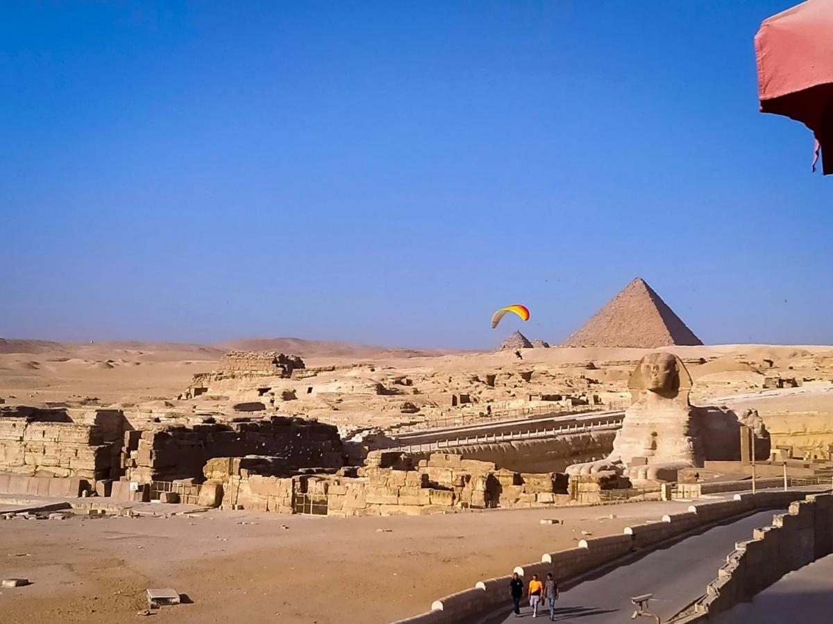 Seven Pyramids Panoramic View Inn Kafret el-Gabal Dış mekan fotoğraf