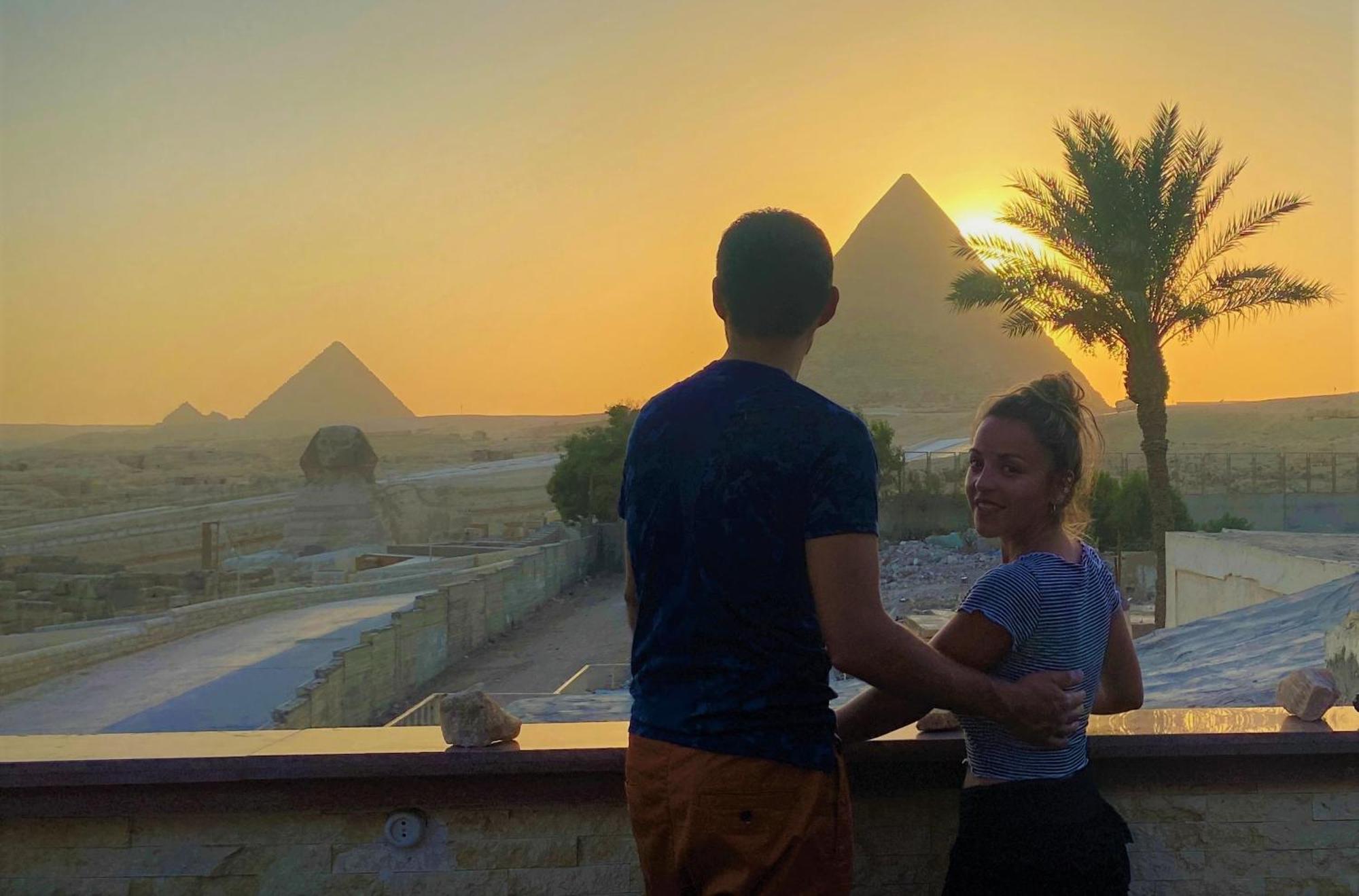 Seven Pyramids Panoramic View Inn Kafret el-Gabal Dış mekan fotoğraf