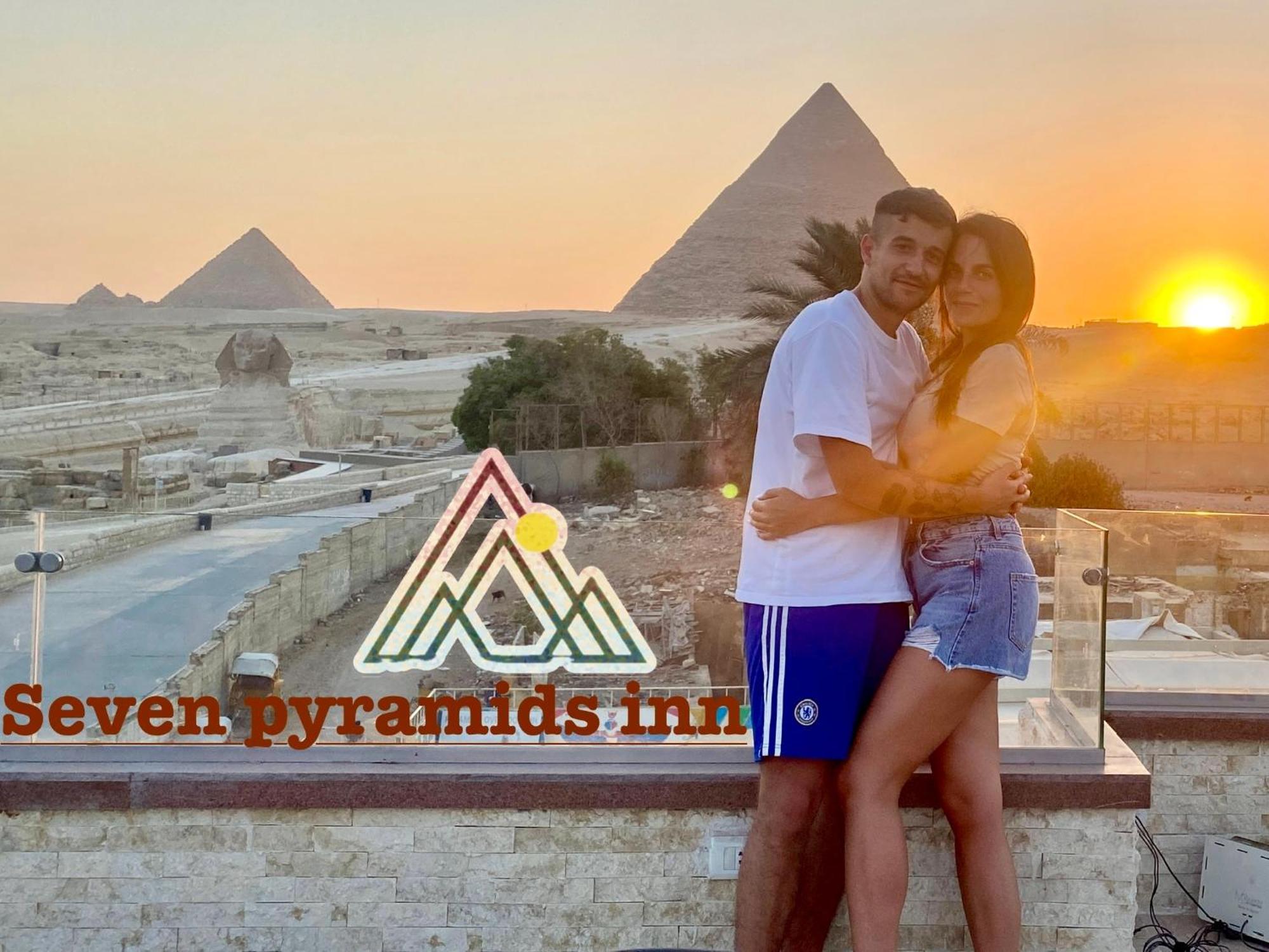 Seven Pyramids Panoramic View Inn Kafret el-Gabal Dış mekan fotoğraf