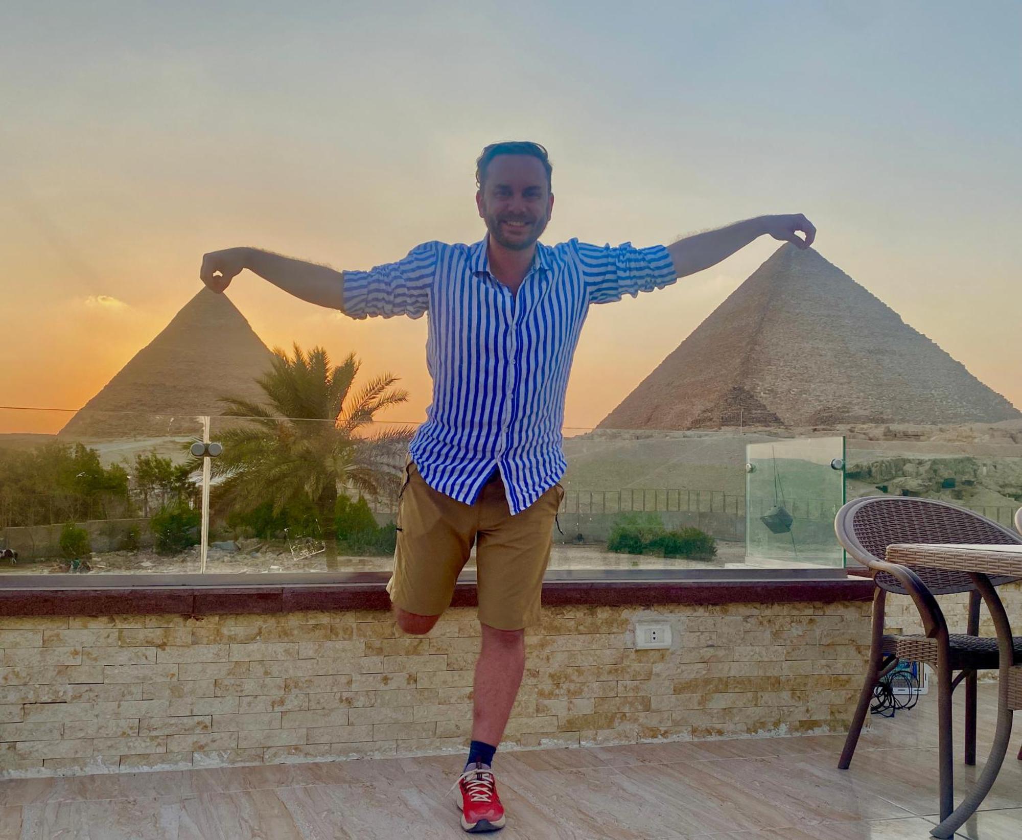 Seven Pyramids Panoramic View Inn Kafret el-Gabal Dış mekan fotoğraf