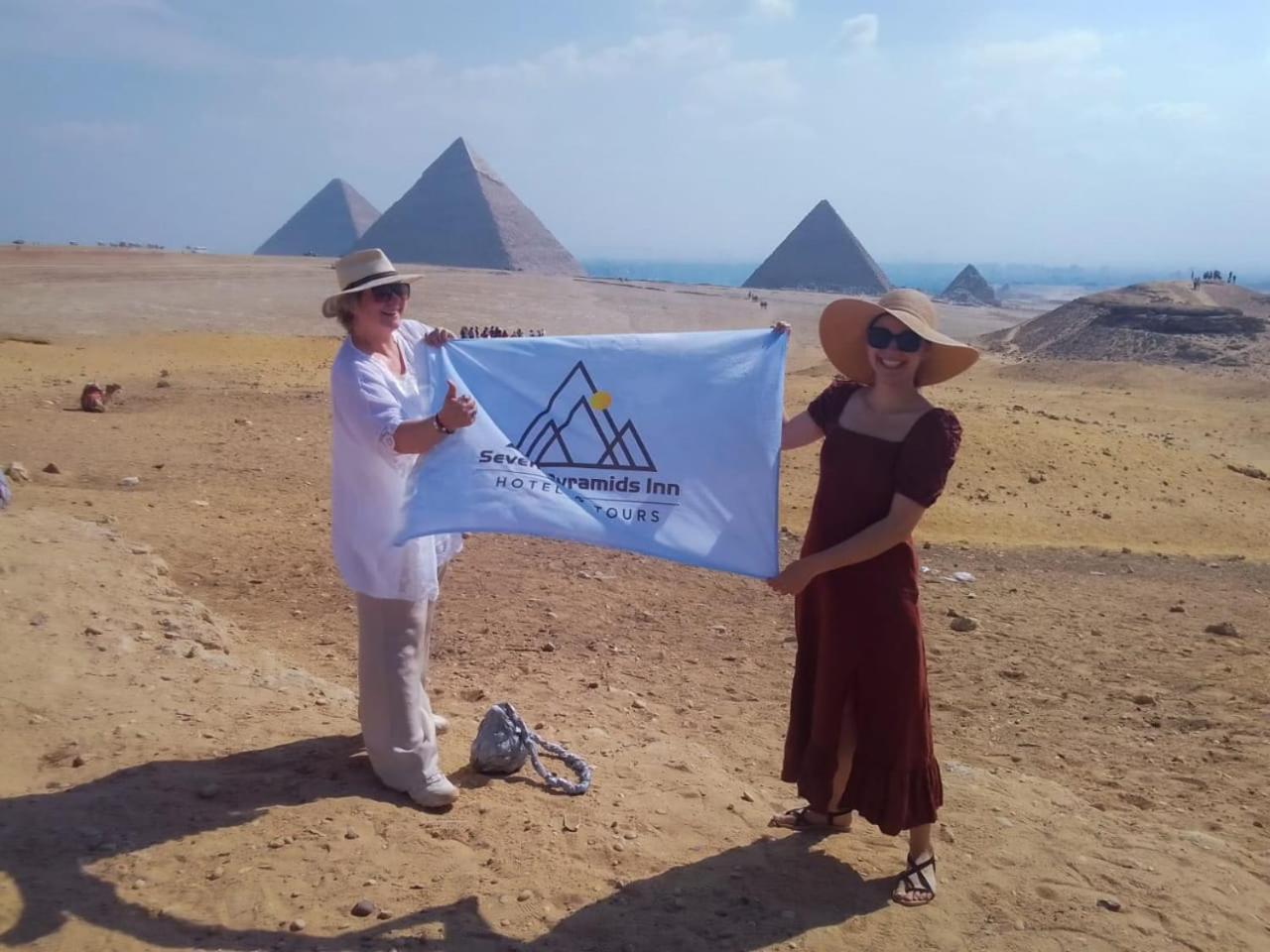 Seven Pyramids Panoramic View Inn Kafret el-Gabal Dış mekan fotoğraf